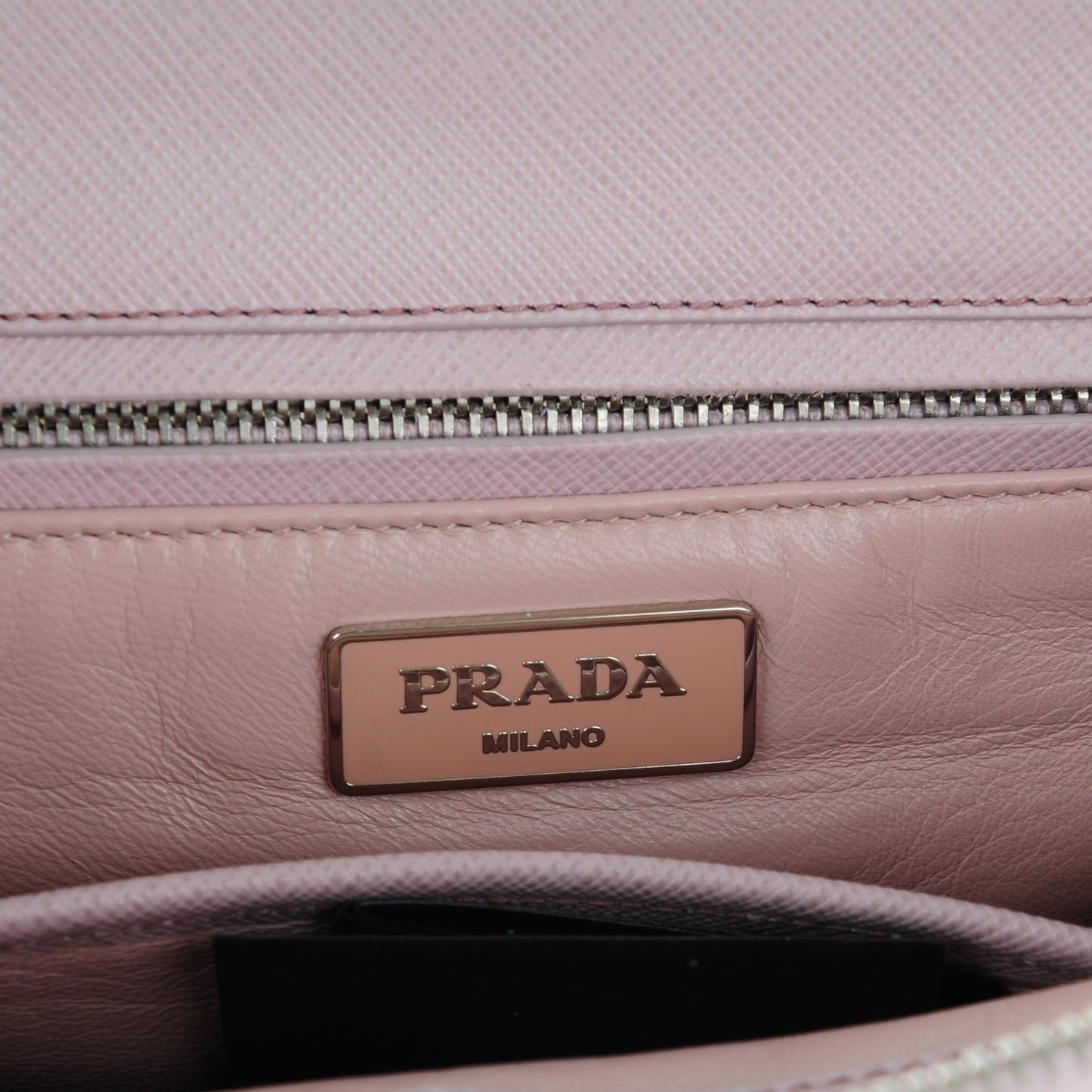 Saffiano Small Galleria Double Zip Tote Mughetto