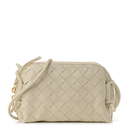 Bottega Veneta Nappa Intrecciato Concert Pouch Sea Salt 1 of 10