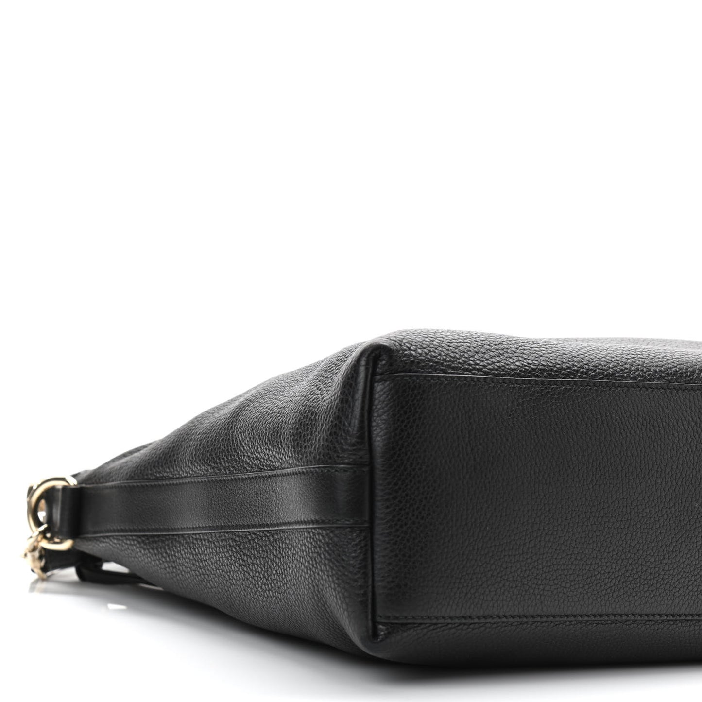 Pebbled Calfskin Small Miss GG Hobo Black
