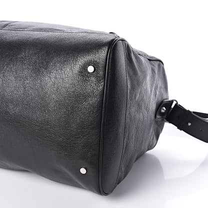 Balenciaga Agneau Classic Silver Hardware S Squash Boston Black 9 of 9