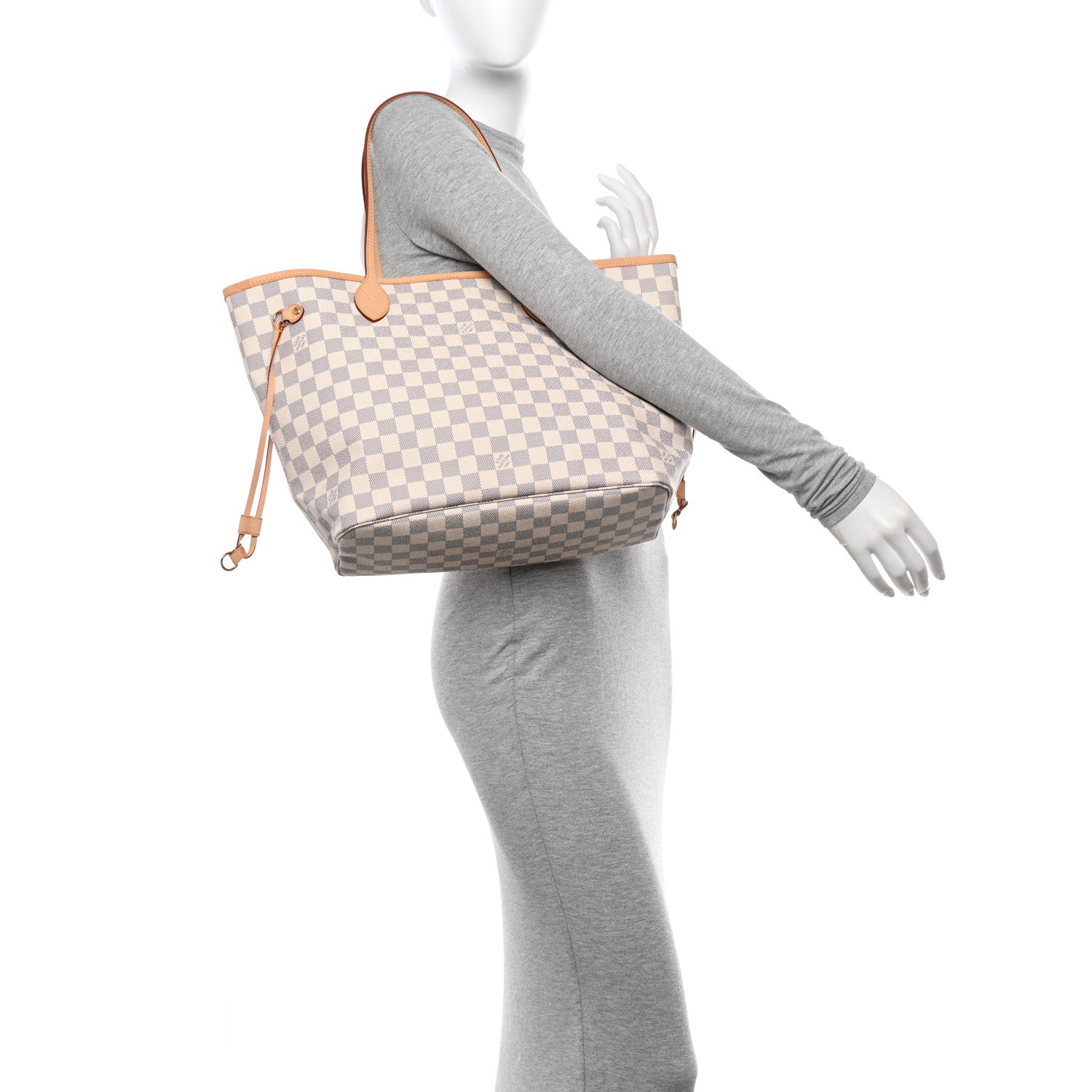 Louis Vuitton Damier Azur Neverfull MM 2 of 10