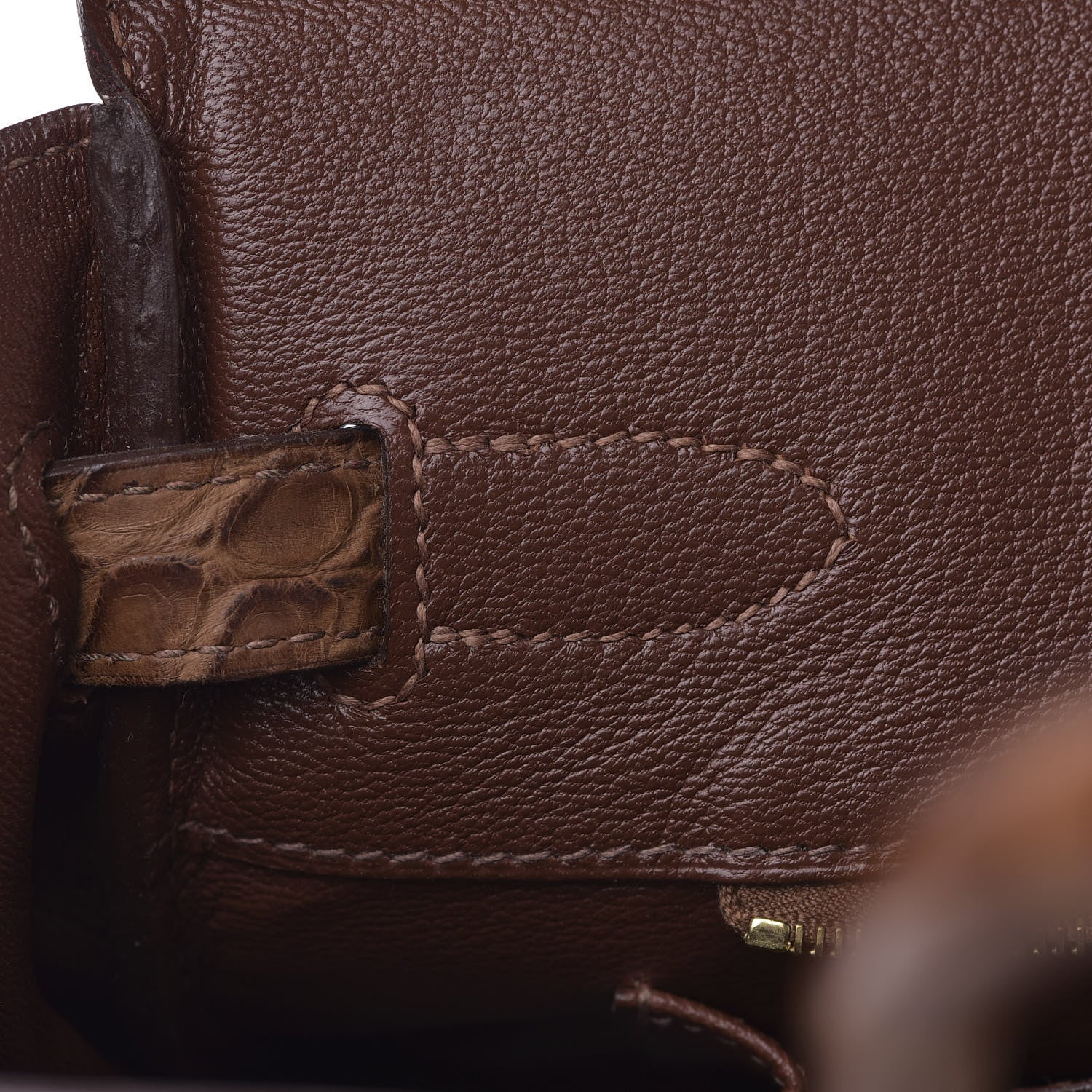 Hermes Matte Alligator Birkin 30 Alezan 9 of 29