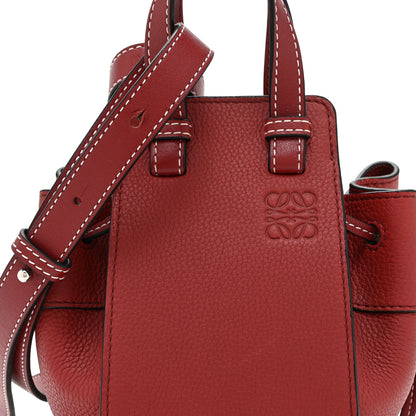 Loewe Soft Grained Calfskin Mini Hammock Shoulder Bag Dark Red 8 of 10