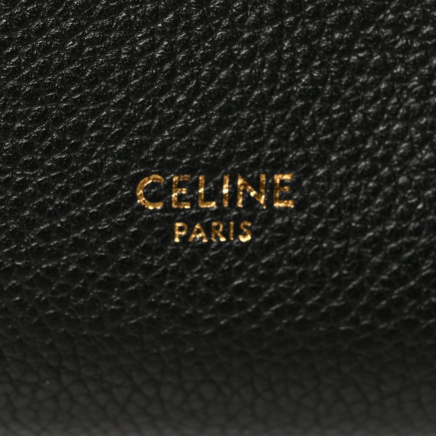 Soft Grained Calfskin Small Sangle Bucket Bag Black