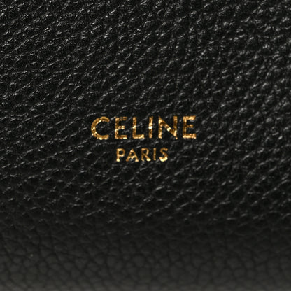 Celine Soft Grained Calfskin Small Sangle Bucket Bag Black 10 of 14