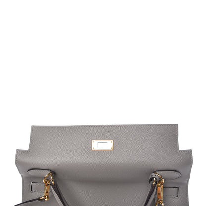 Hermes Epsom Kelly Sellier 32 Gris Mouette 40 of 47