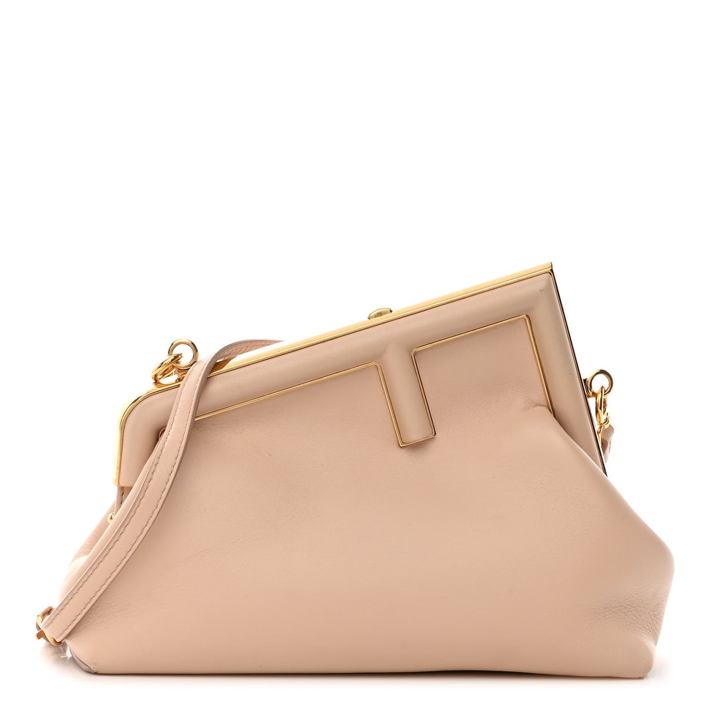 Shiny Nappa Small Fendi First Poudre