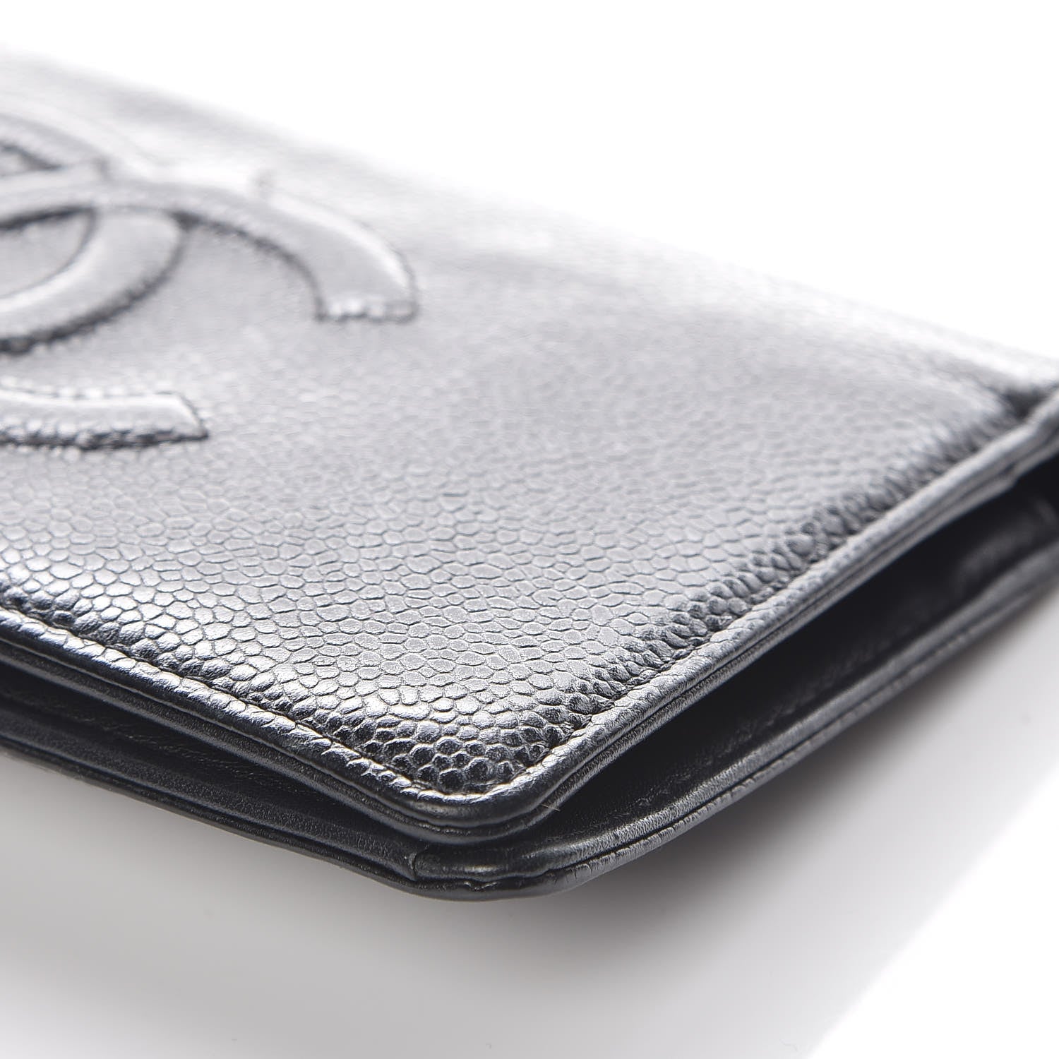 Chanel Caviar Timeless CC Yen Wallet Black 10 of 10