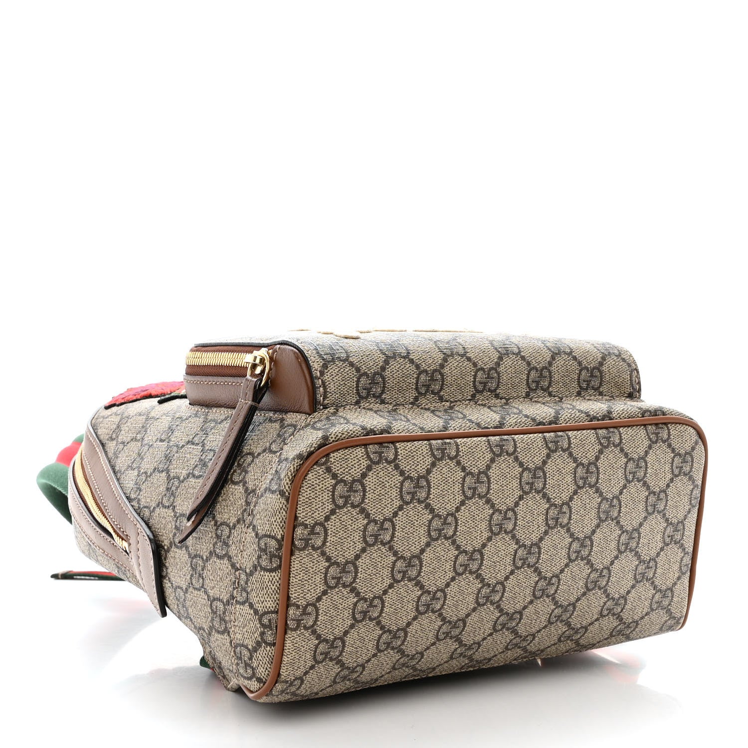 Gucci GG Supreme Monogram Web Blind For Love Embroidered Small Day Backpack 4 of 17