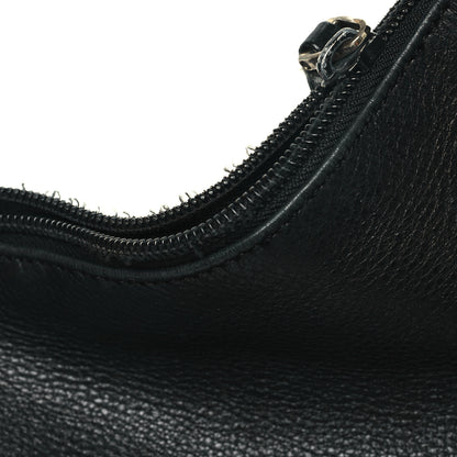Gucci Calfskin Medium Horsebit Chain Hobo Black 14 of 16