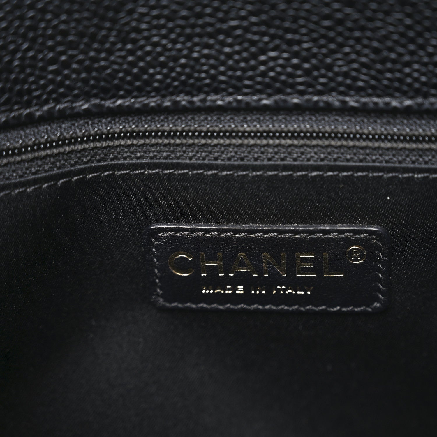 Chanel Caviar Quilted Grand Shopping Tote GST Black 6 of 11