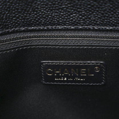 Chanel Caviar Quilted Grand Shopping Tote GST Black 6 of 11