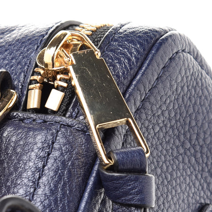 Marc Jacobs Supple Natural Grain Calfskin The Softshot 27 Bag Navy 12 of 12