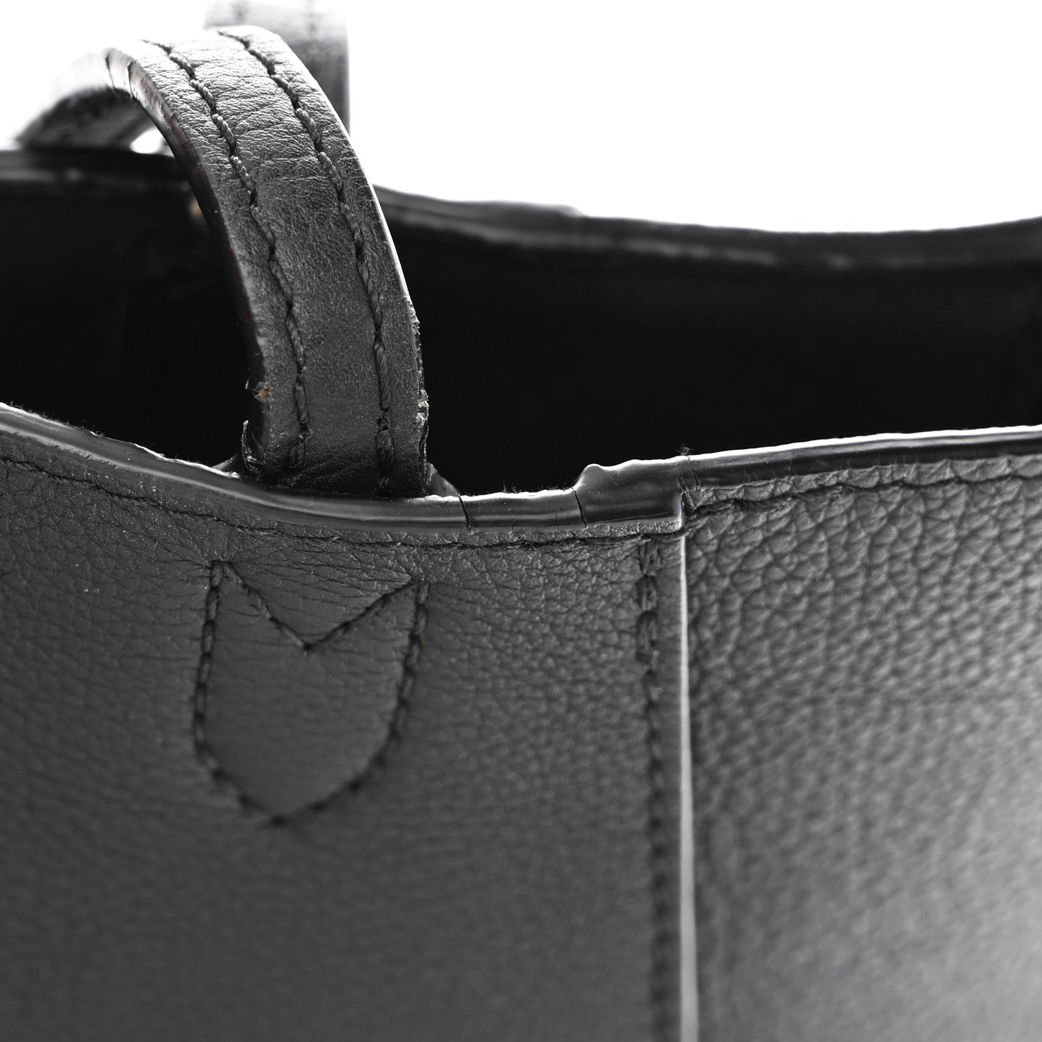 Louis Vuitton Calfskin Lockme Cabas Black 19 of 19