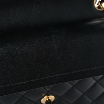 Chanel Lambskin Quilted Small Double Flap Black 12 of 15