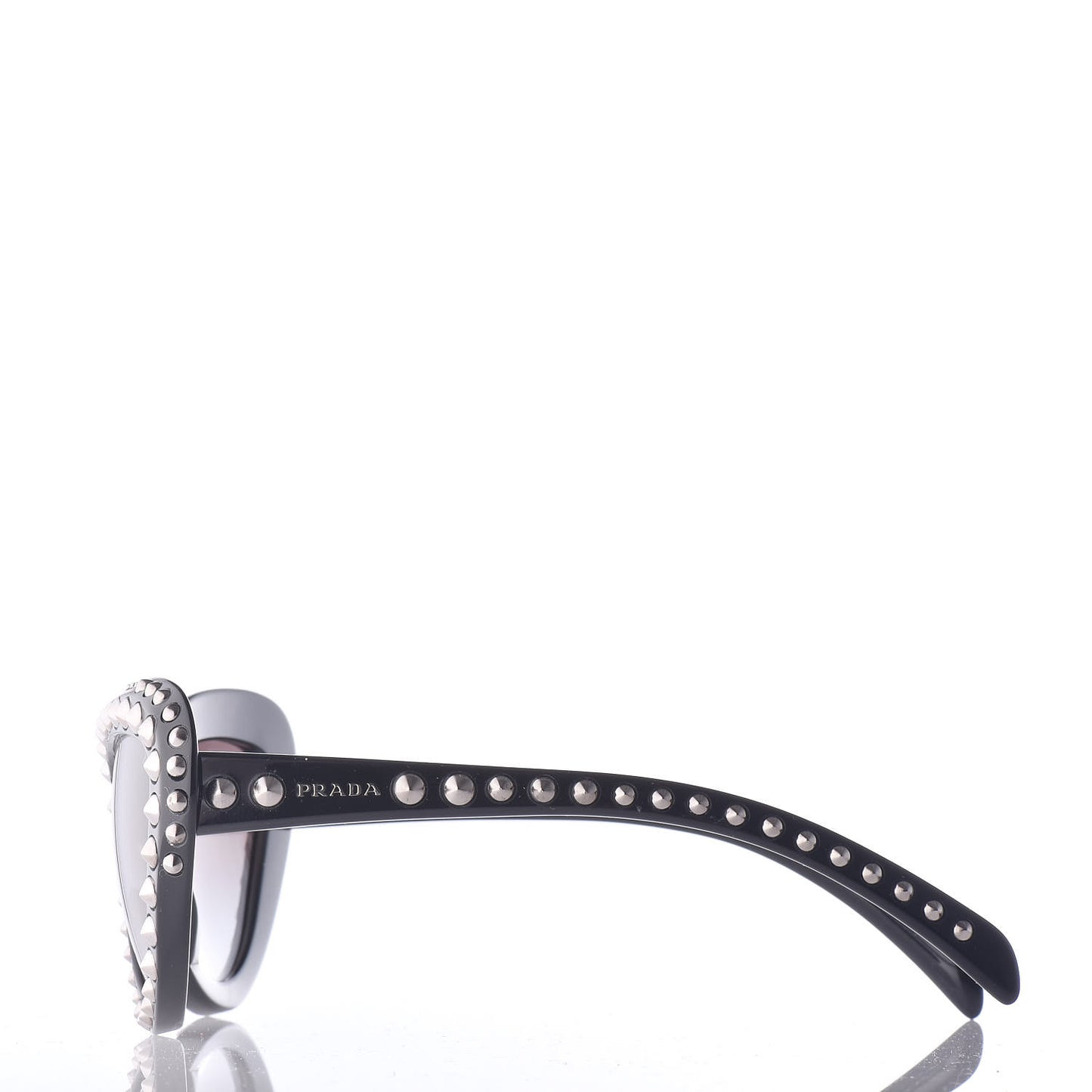 Studded Ornate Cat Eye Sunglasses SPR 31Q Black