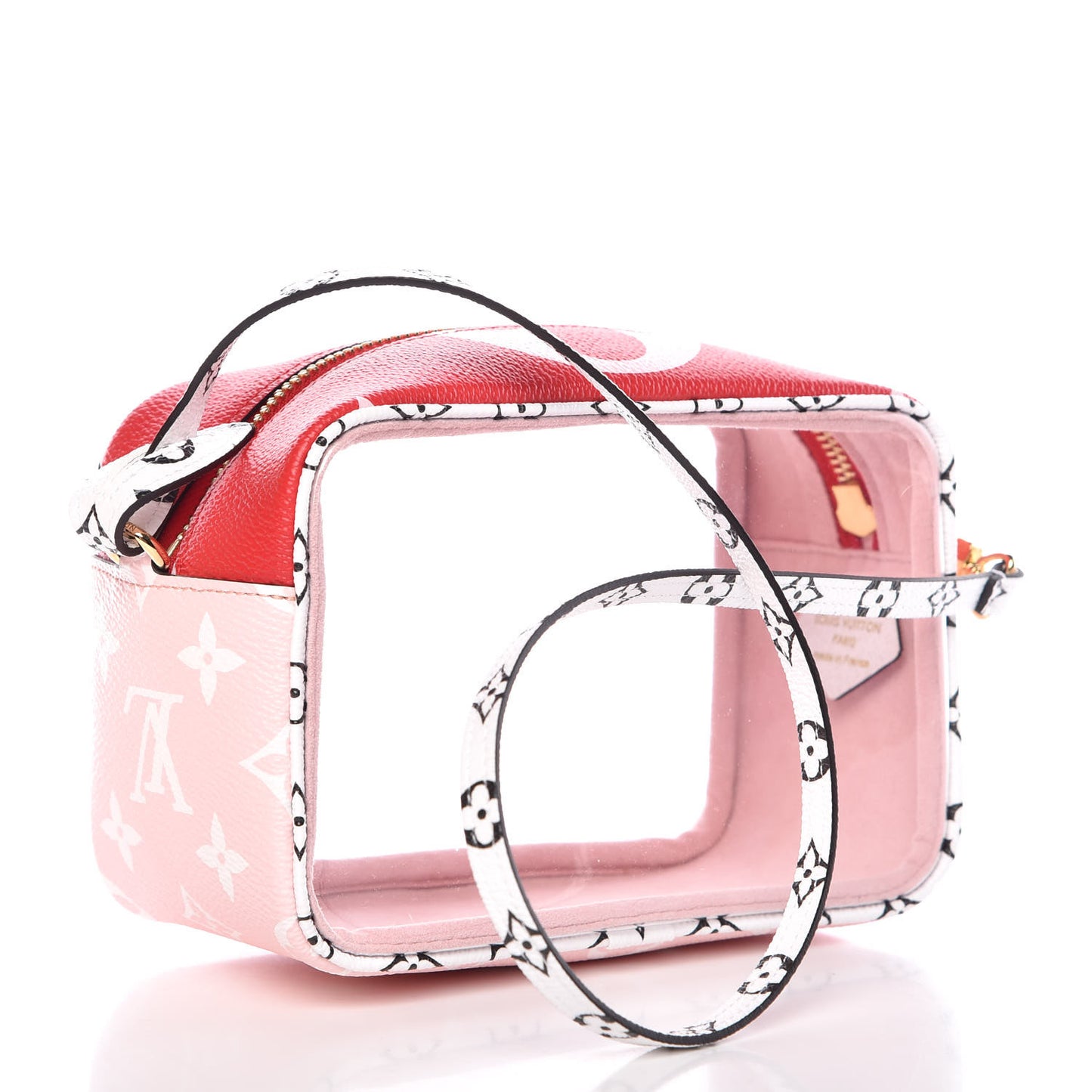 Monogram Giant Beach Pouch Rouge