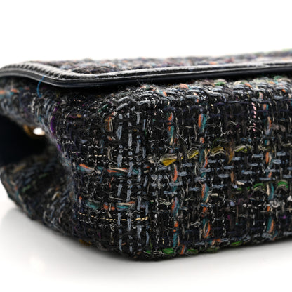 Chanel Tweed Snakeskin Quilted Small CC Filigree Flap Multicolor 9 of 14