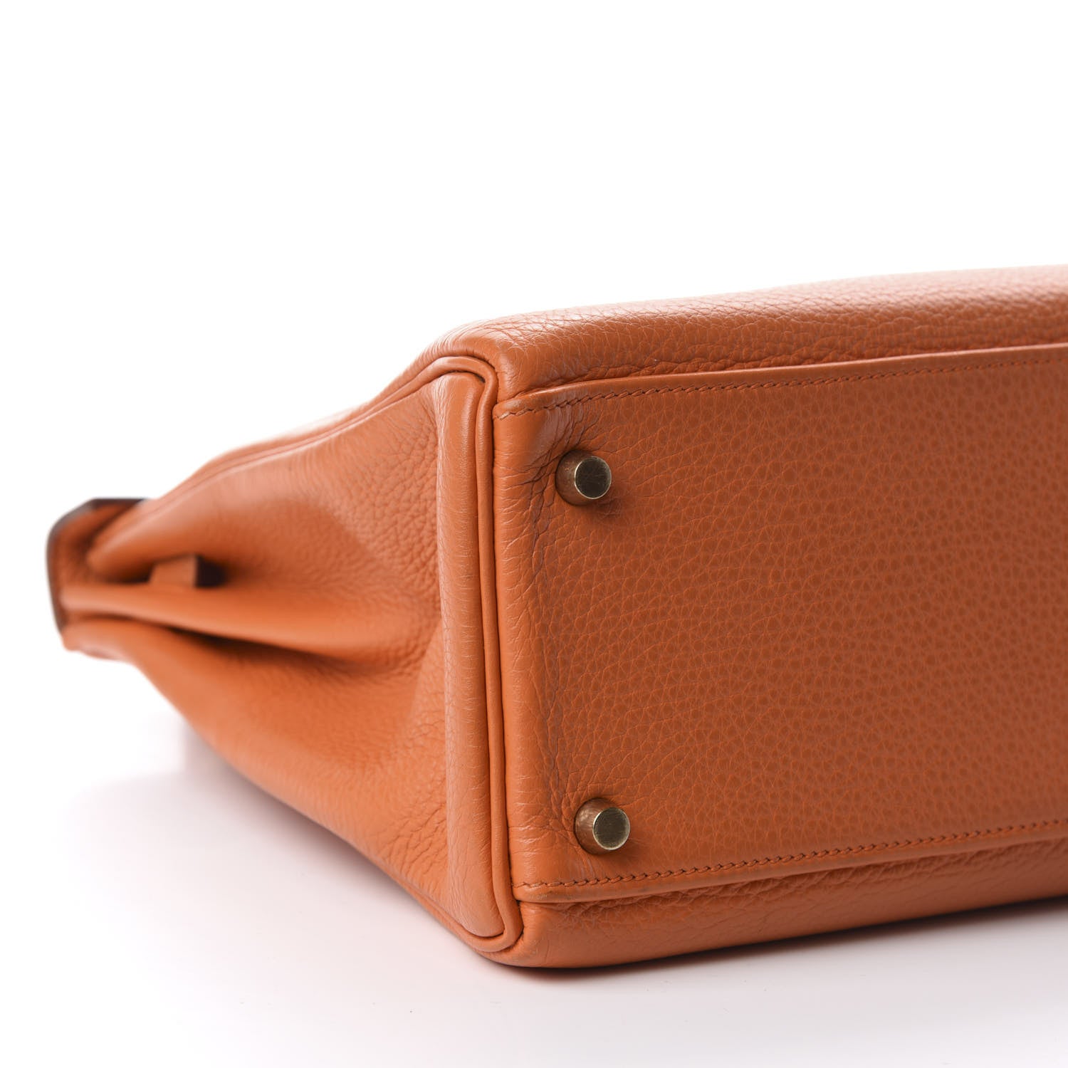 Hermes Togo Kelly Retourne 32 Orange 6 of 13