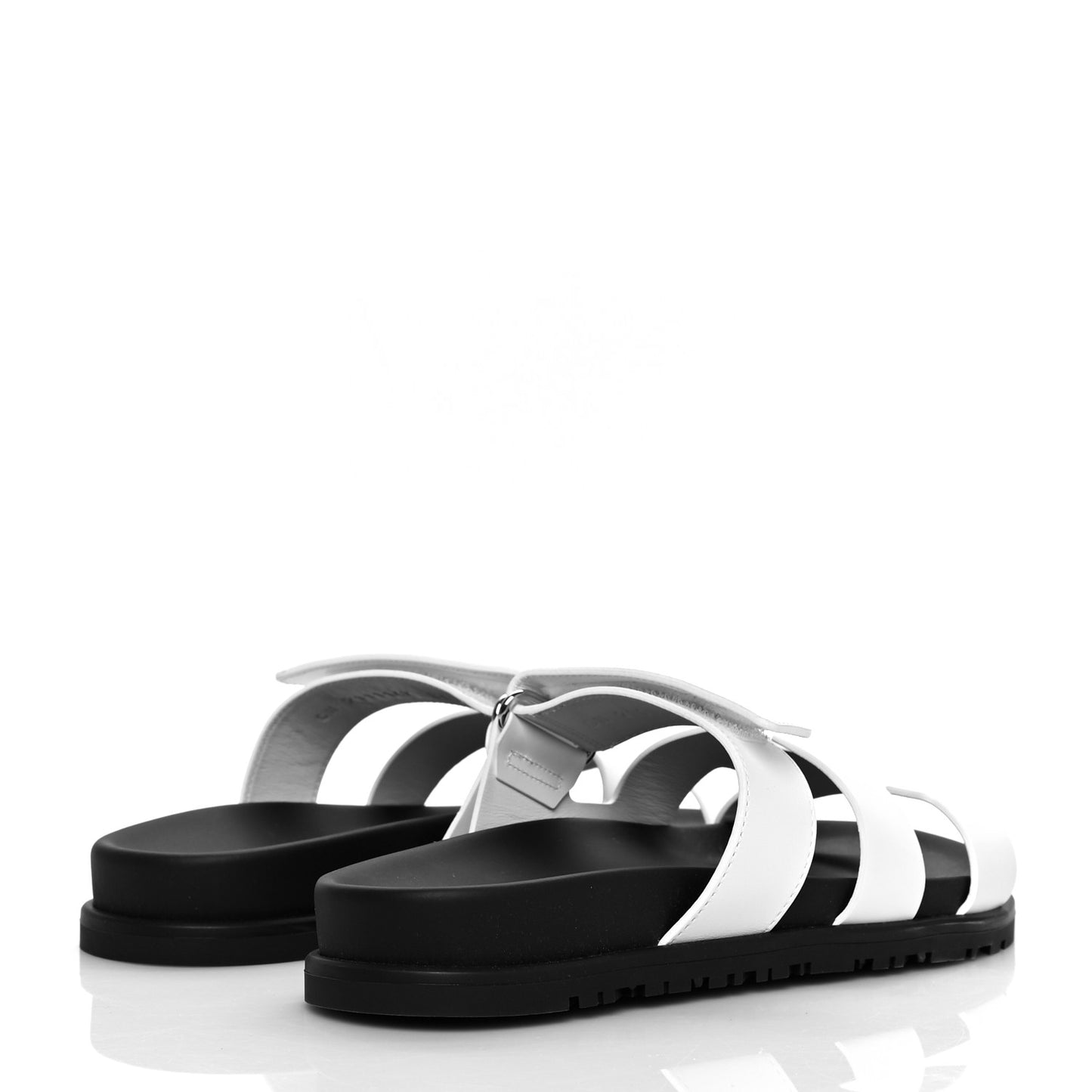 Calfskin Womens Chypre Sandals 36 White