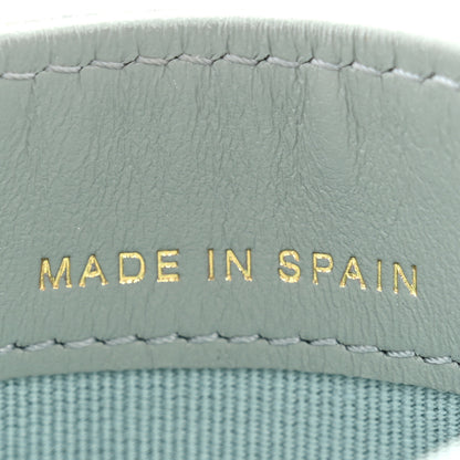 Chanel Caviar Quilted Card Holder Light Green 7 of 10