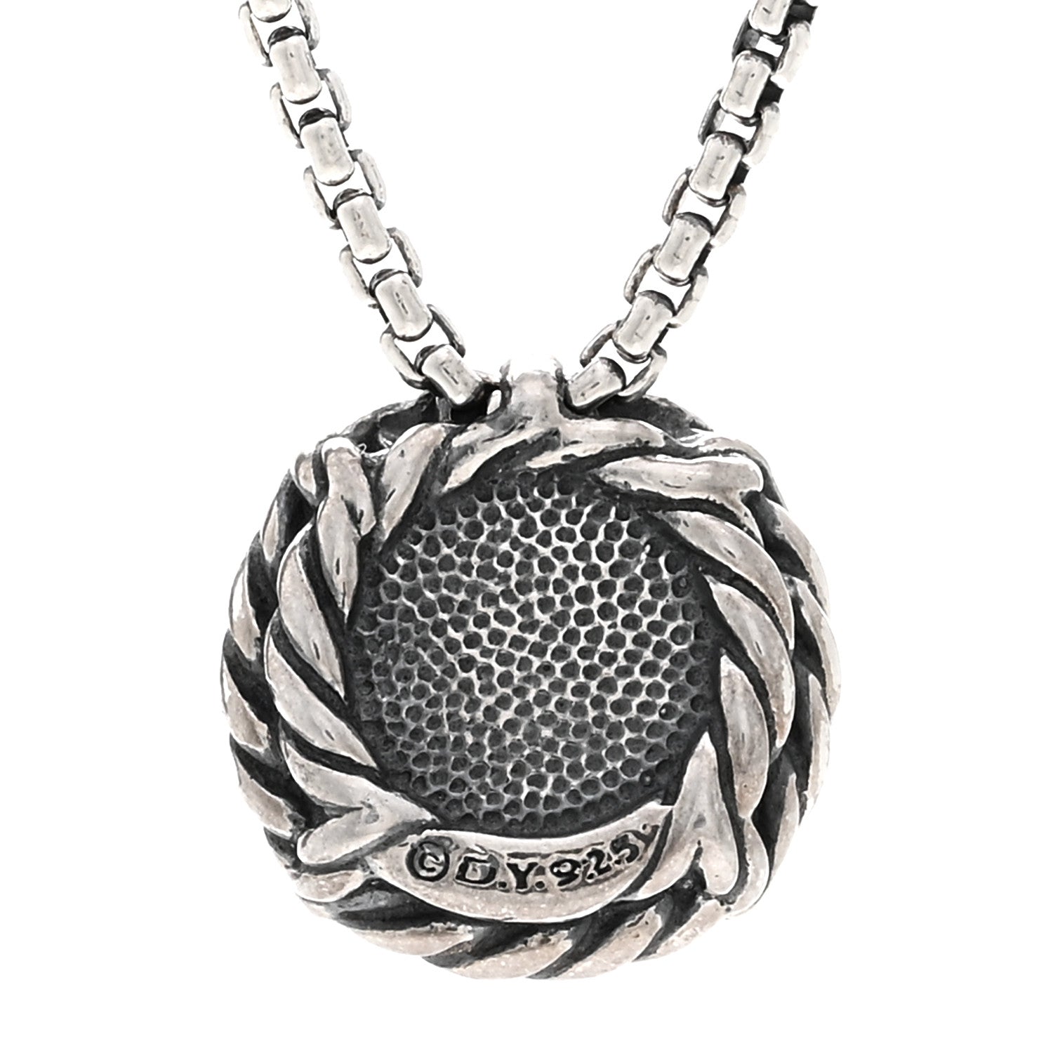 David Yurman Sterling Silver Pearl 8mm Petite Chatelaine Pendant Necklace 4 of 4