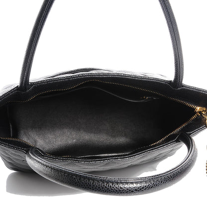 Chanel Caviar Quilted Medallion Tote Black 7 of 7