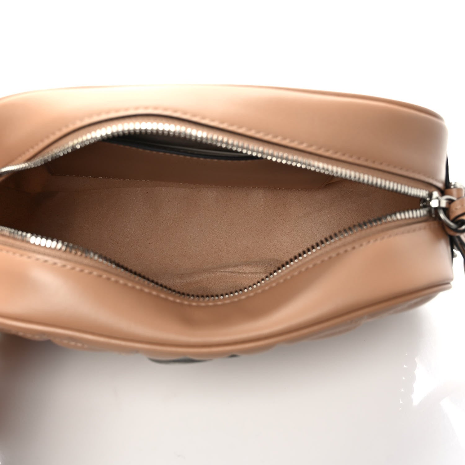 Gucci Calfskin Matelasse Aria Small GG Marmont Chain Shoulder Bag Camelia 5 of 9