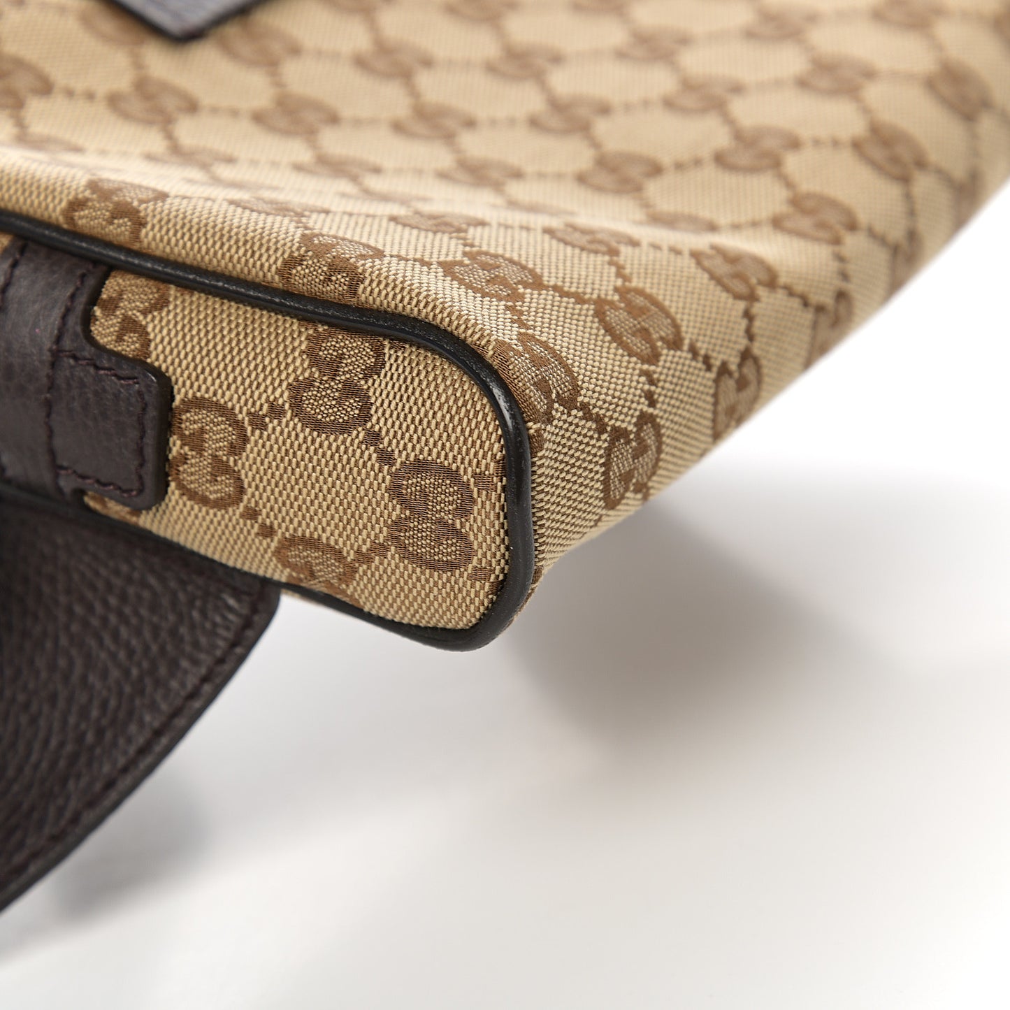 Monogram Belt Bag Dark Brown