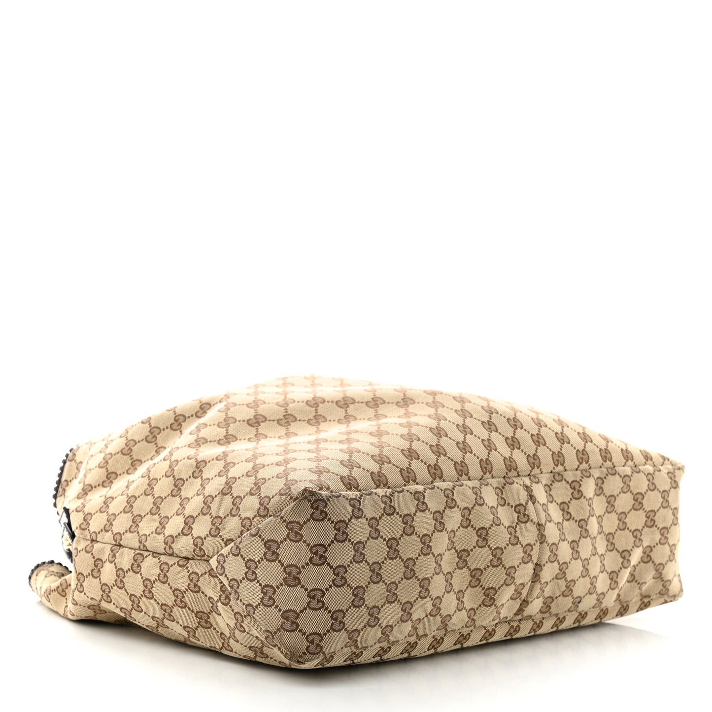 Monogram Large Horsebit Chain Hobo Dark Brown