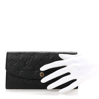 Louis Vuitton Empreinte Emilie Wallet Black Dune 2 of 7