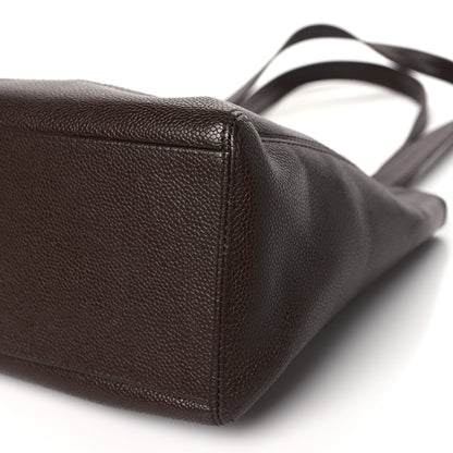 Chanel Caviar CC Tote Brown 10 of 10