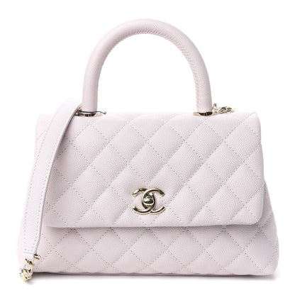 Chanel Caviar Quilted Mini Coco Handle Flap Lilas Lilac 1 of 11