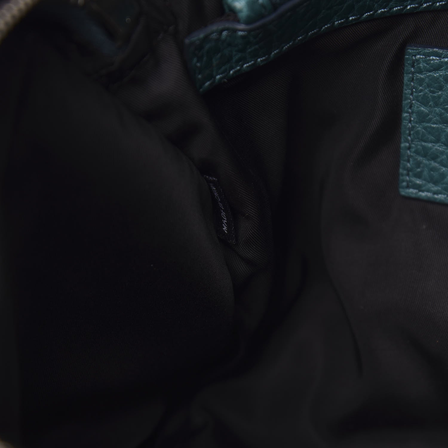 Alexander Wang Pebbled Lambskin Inside Out Rockie Dark Mosaic Teal Silver Hardware 7 of 15