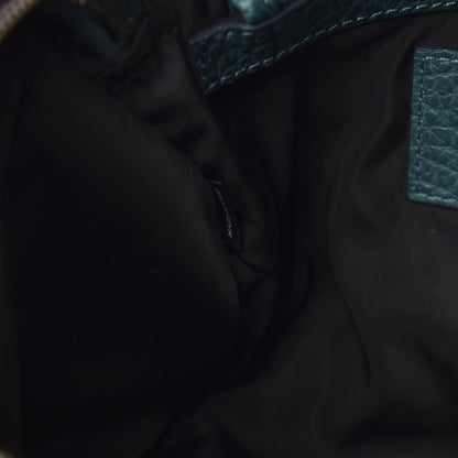 Alexander Wang Pebbled Lambskin Inside Out Rockie Dark Mosaic Teal Silver Hardware 7 of 15