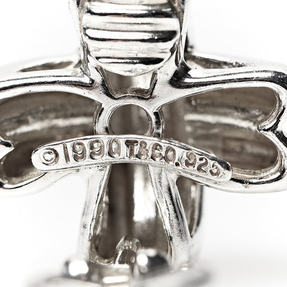 Tiffany Sterling Silver Signature X Clip-On Earrings 4 of 4