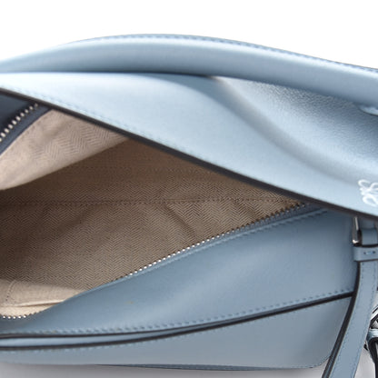 Loewe Calfskin Small Puzzle Bag Stone Blue 4 of 9
