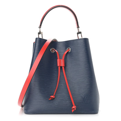 Louis Vuitton Epi Neonoe Indigo Coquelicot 1 of 14