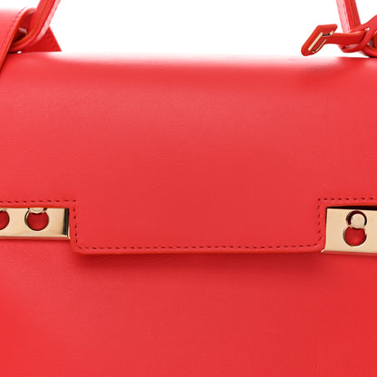Delvaux Calfskin MM Tempete Satchel Coral 9 of 11
