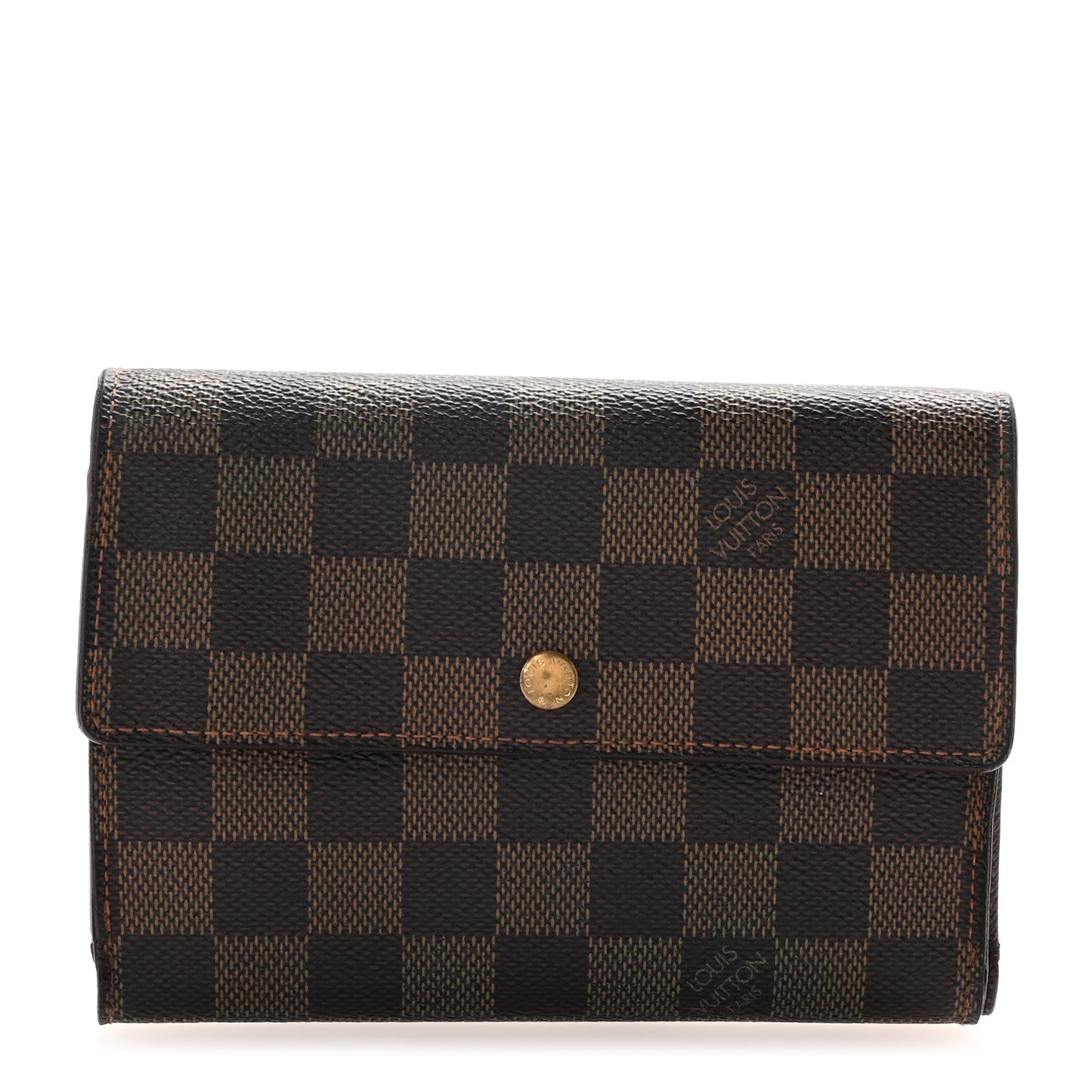 Damier Ebene Porte Tresor Etui Papiers Wallet