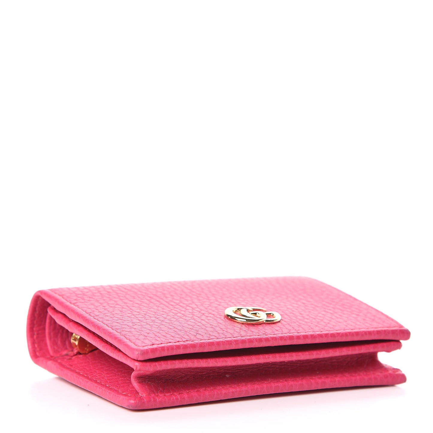 Dollar Calfskin GG Marmont Card Case Box Pink
