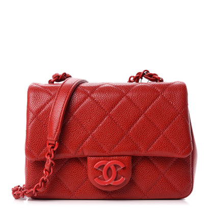 Chanel Caviar Quilted Mini Incognito Square Flap Red 1 of 10