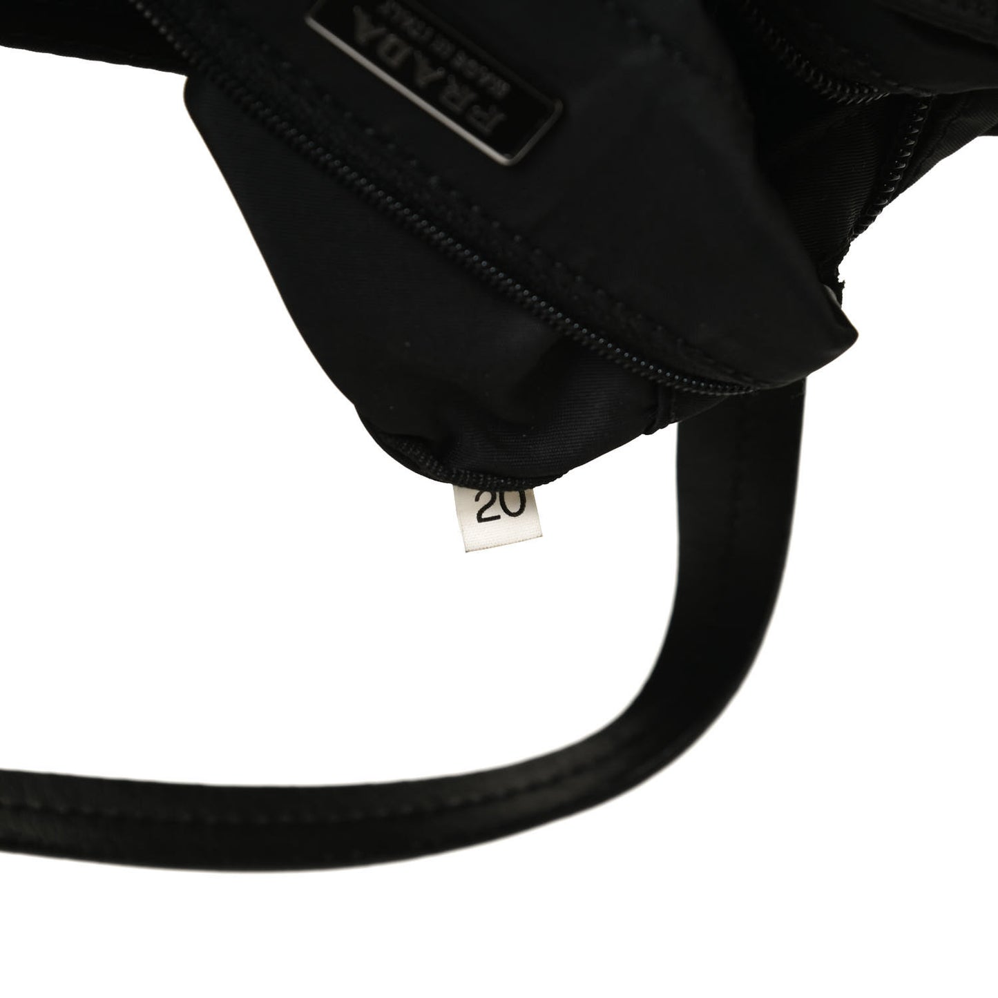 Tessuto Nylon Vela Shopping Tote Black