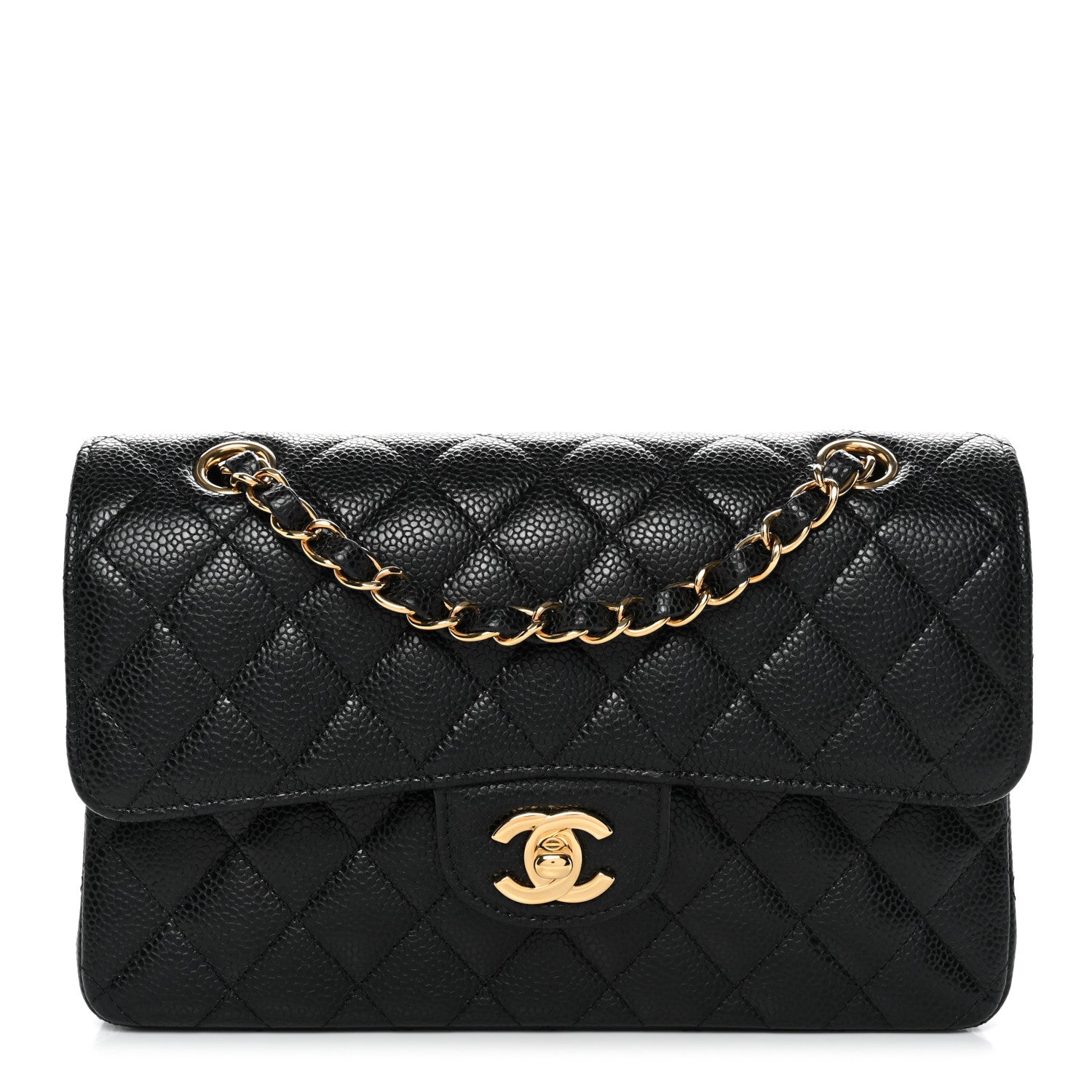 Chanel Caviar Quilted Small Double Flap Black 1 of 11