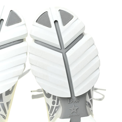 Christian Dior Neoprene Rubber Spatial Print Womens D-Connect Sneakers 38.5 White 8 of 15