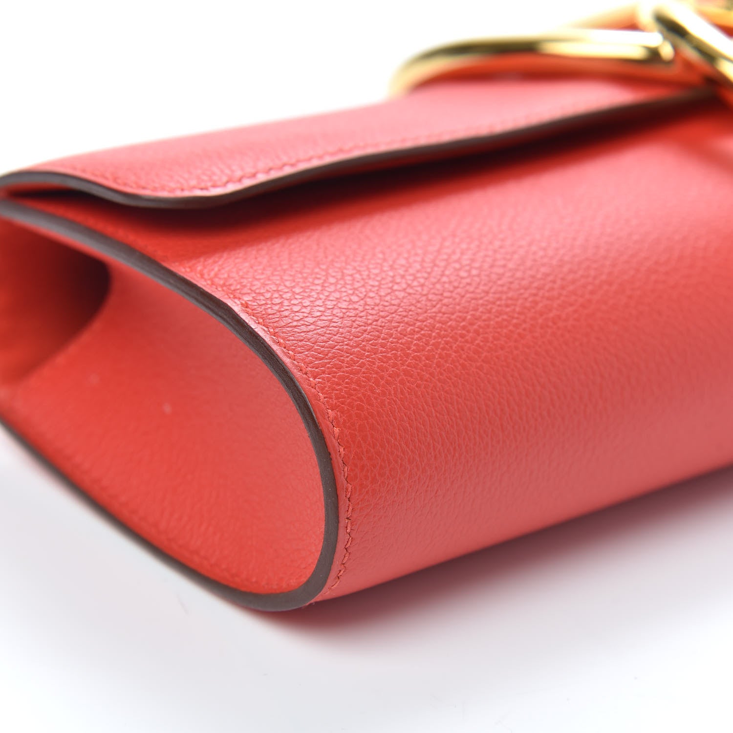 Hermes Evercolor Egee Clutch Rouge Tomate 7 of 9