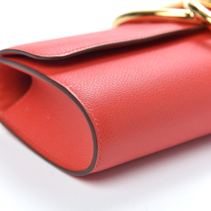 Hermes Evercolor Egee Clutch Rouge Tomate 7 of 9