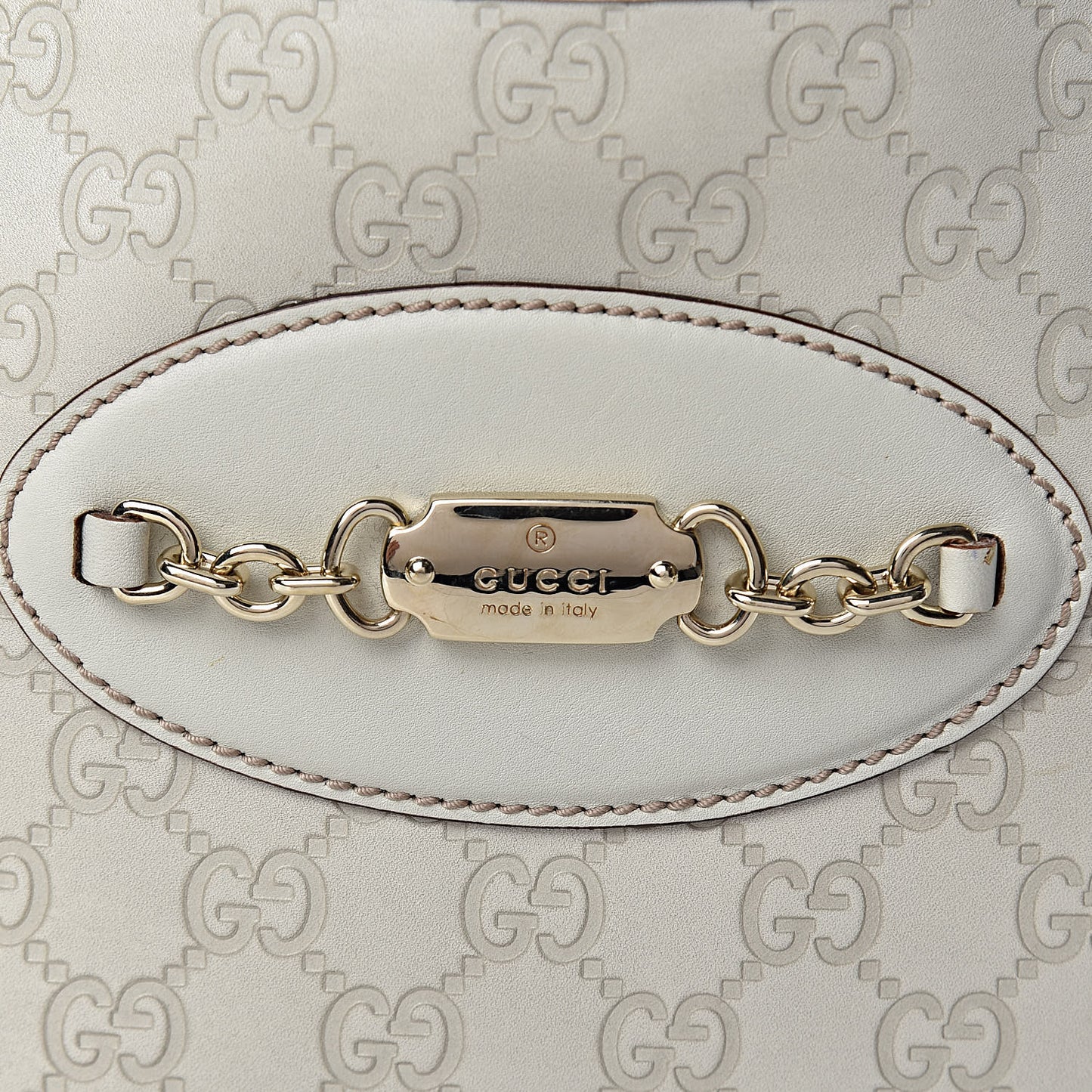 Guccissima Punch Hobo Off White