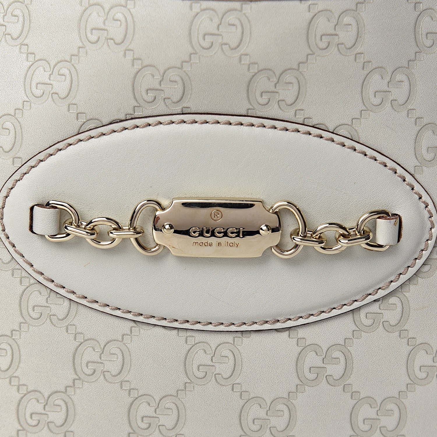 Gucci Guccissima Punch Hobo Off White 18 of 20