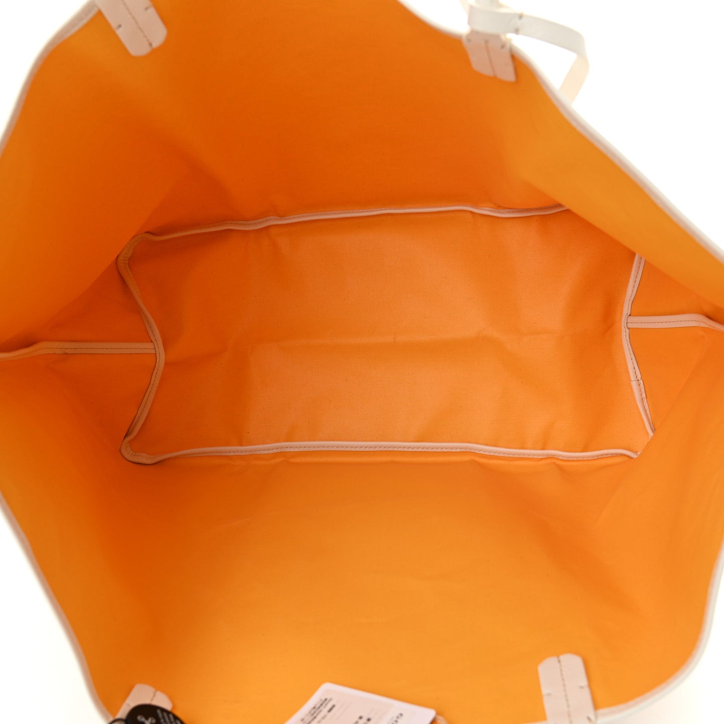 Goyardine Saint Louis Claire Voie GM White Orange
